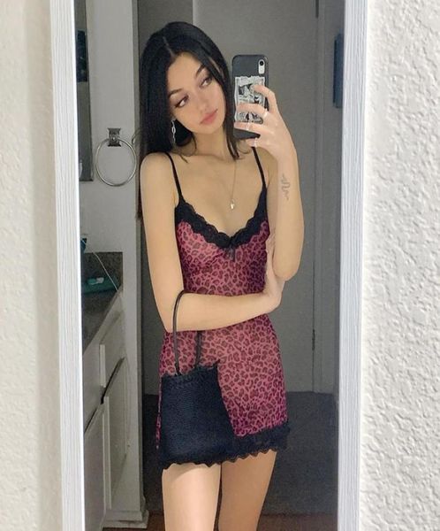 heyoungirl animal leopard printed mini dress summer patchwork lace frill bodycon dress women y2k sleeveless strappy9044478, Black;gray
heyoungirl animal leopard printed mini dress summer patchwork lace frill bodycon dress women y2k sleeveless strappy9044478, Black;gray