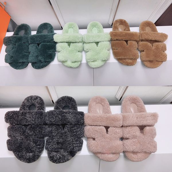 luxury designer chypre fur slippers trendy fur slides sandals women men fluffy shearling h wool flat bottom slippers winter fashion outdoor, Black
luxury designer chypre fur slippers trendy fur slides sandals women men fluffy shearling h wool flat bottom slippers winter fashion outdoor, Black