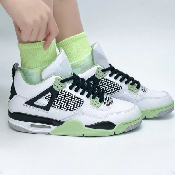 2023 latest bean green basketball shoes jumpman 4 white green sp og man/woman sport sneaker with original box fast delivery
2023 latest bean green basketball shoes jumpman 4 white green sp og man/woman sport sneaker with original box fast delivery