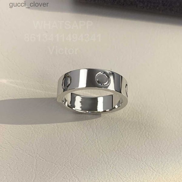 love ring 5.5mm gold plated 18k t0p quality for woman designer couple ring size 6789 for man highest counter quality luxury jewelry gift for, Silver
love ring 5.5mm gold plated 18k t0p quality for woman designer couple ring size 6789 for man highest counter quality luxury jewelry gift for, Silver