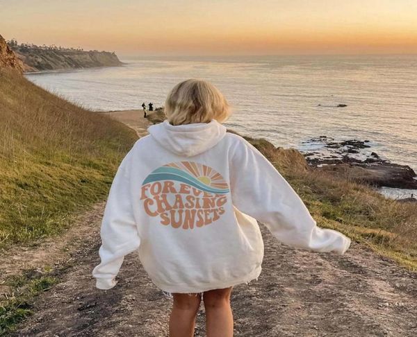 women039s hoodies colored forever chasing sunsets sweatshirts pullovers aesthetic fashion women pure cotton jumper h3361669, Black
women039s hoodies colored forever chasing sunsets sweatshirts pullovers aesthetic fashion women pure cotton jumper h3361669, Black