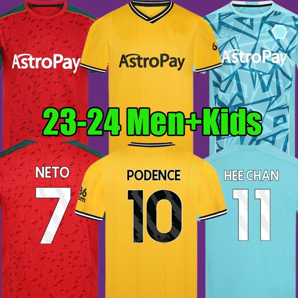 wolves 23 24 home away soccer jerseys semedo neto gomes cunha wanderers j otto podence sarabia hee chan wolverhampton 2023 2024 red football, Black;yellow
wolves 23 24 home away soccer jerseys semedo neto gomes cunha wanderers j otto podence sarabia hee chan wolverhampton 2023 2024 red football, Black;yellow