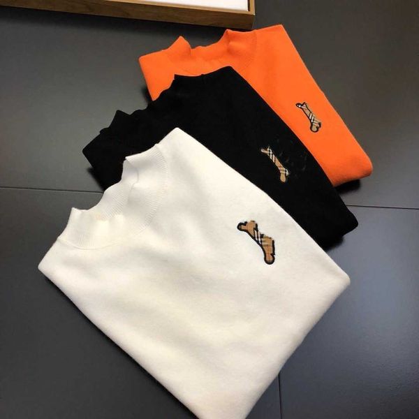 luxury sweater fashion embroidery letter logo knitwear designer warm sweater half-high collar pullover bottoming knitted sweaters long-sleev, White;black
luxury sweater fashion embroidery letter logo knitwear designer warm sweater half-high collar pullover bottoming knitted sweaters long-sleev, White;black