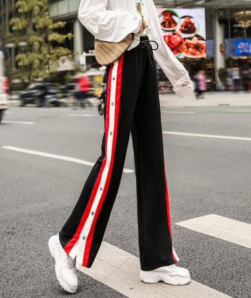 heydress spring women split wide leg pant elastic high waist side stripe long trouser spring casual clothing 2104261972705, Black;white
heydress spring women split wide leg pant elastic high waist side stripe long trouser spring casual clothing 2104261972705, Black;white