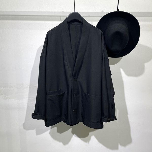 men's jackets autumn dark department simple and loose neckless casual coat multi pocket short windbreaker in high street 230818, Black;brown
men's jackets autumn dark department simple and loose neckless casual coat multi pocket short windbreaker in high street 230818, Black;brown
