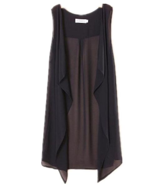 spring summer large size m4xl chiffon waistcoat vests for women cardigan loose women039s vest wild medium long thin1425819, Black;white
spring summer large size m4xl chiffon waistcoat vests for women cardigan loose women039s vest wild medium long thin1425819, Black;white