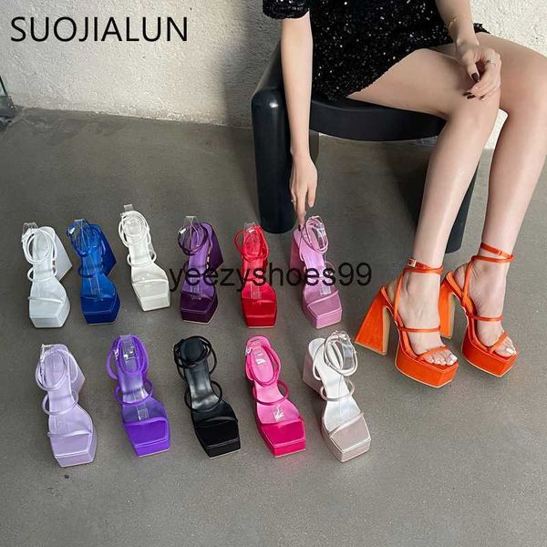 sandals suojialun summer brand women sandal fashion high platform heel ladies elegant pumps shoes narrow band gladitor s 230302, Black
sandals suojialun summer brand women sandal fashion high platform heel ladies elegant pumps shoes narrow band gladitor s 230302, Black