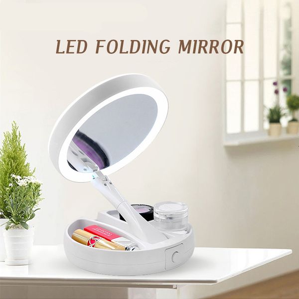 compact mirrors foldable usb charging or battery led mirror makeup white vanity cosmetic mirror with light 10x magnifying table mirrors 2308
compact mirrors foldable usb charging or battery led mirror makeup white vanity cosmetic mirror with light 10x magnifying table mirrors 2308
