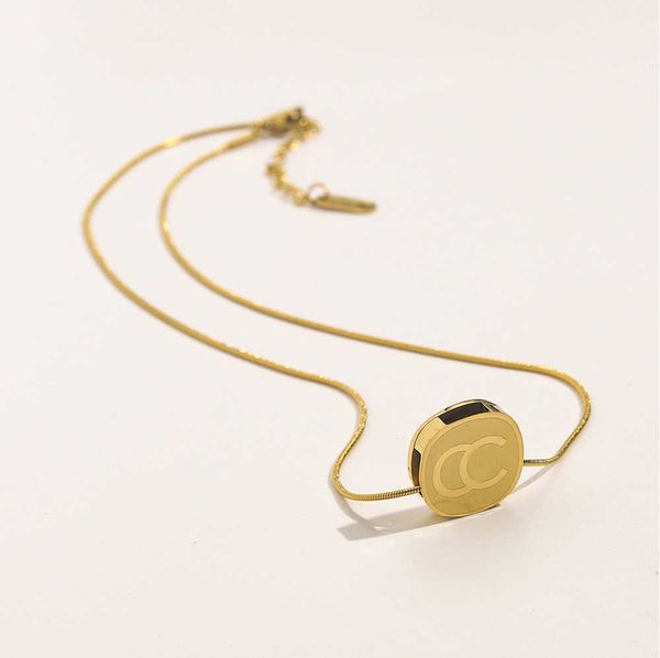 never fading 14k gold plated luxury brand designer pendants necklaces stainless steel letter choker chain jewelry accessories couples gifts, Silver
never fading 14k gold plated luxury brand designer pendants necklaces stainless steel letter choker chain jewelry accessories couples gifts, Silver