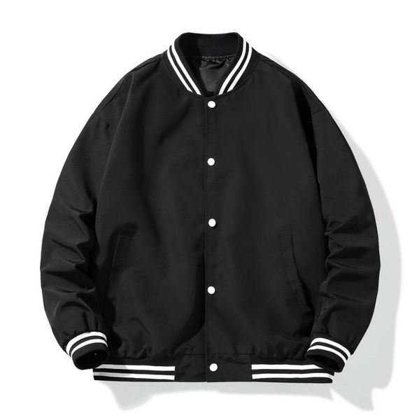 solid color bomber jacket varsity baseball windbreakers oversize hip hop outerwear for college couples streetwear men0396817098, Black;brown
solid color bomber jacket varsity baseball windbreakers oversize hip hop outerwear for college couples streetwear men0396817098, Black;brown