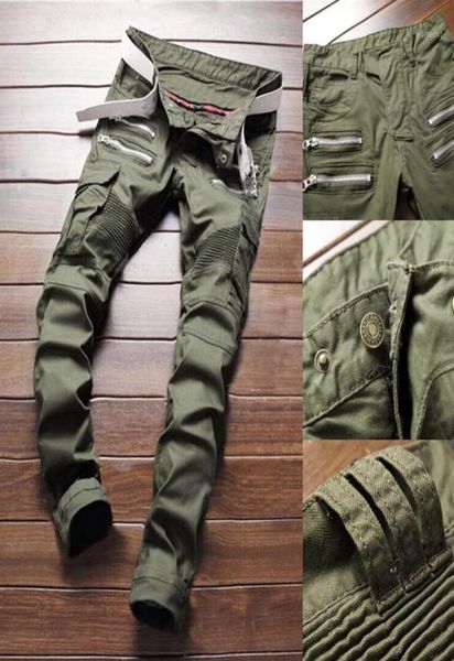 men039s jeans armygreen biker fashion slim multipocket punk hiphop personality male denim trousers pantalones de hombre9620750, Blue
men039s jeans armygreen biker fashion slim multipocket punk hiphop personality male denim trousers pantalones de hombre9620750, Blue