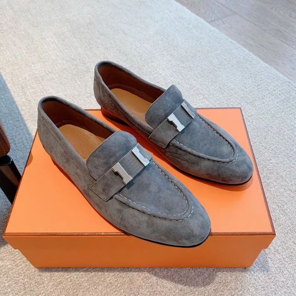 luxury women casual oxfords dress shoes loafers genuine leather cow suede sliver*h*buckle driver flat suede with buckle handmade shoes low f, Black
luxury women casual oxfords dress shoes loafers genuine leather cow suede sliver*h*buckle driver flat suede with buckle handmade shoes low f, Black
