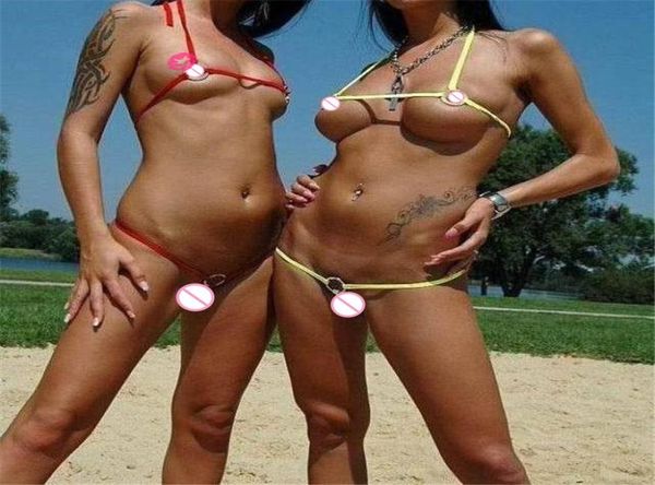 open crotch ring mini micro bikini set thong g string low rise women exotic swimsuit bathing beachwear sunbath lingerie 14629038, White;black
open crotch ring mini micro bikini set thong g string low rise women exotic swimsuit bathing beachwear sunbath lingerie 14629038, White;black