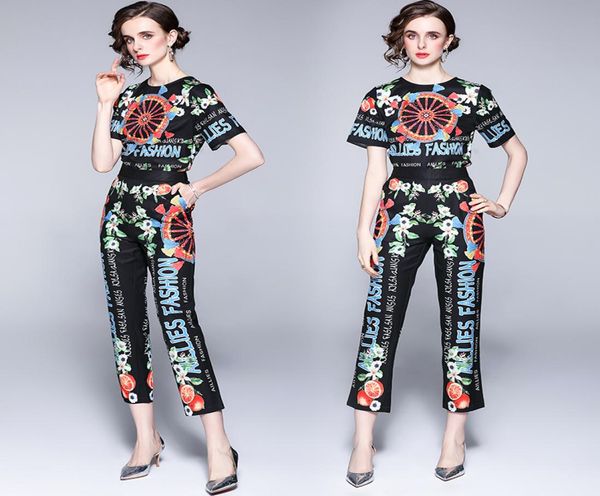 drop whole summer two pieces 2pcs womens ladies casual sets vintage floral print crew neck short sleeve shirt blou8205825, White
drop whole summer two pieces 2pcs womens ladies casual sets vintage floral print crew neck short sleeve shirt blou8205825, White