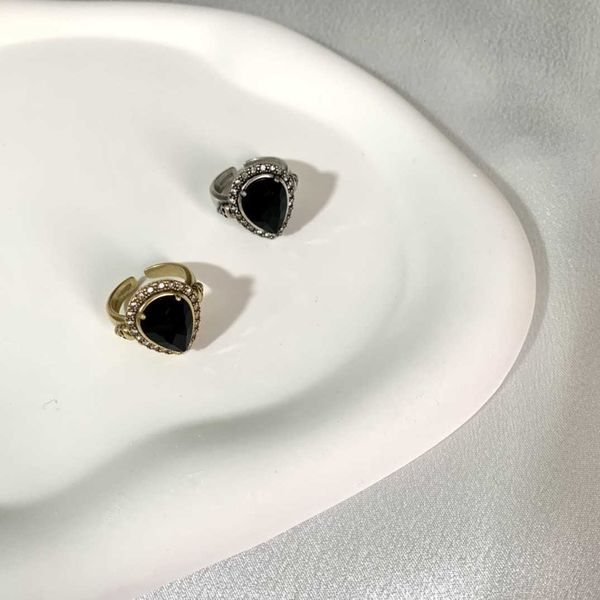 fashion designer alexander queen old wheat water drop skull black diamond ring female personality temperament pigeon egg open ring, Silver
fashion designer alexander queen old wheat water drop skull black diamond ring female personality temperament pigeon egg open ring, Silver