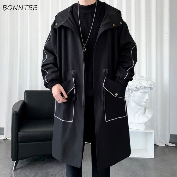 men's jackets trench men baggy ulzzang hooded clothing gentle streetwear designer handsome personality chic xlong cool european america, Black;brown
men's jackets trench men baggy ulzzang hooded clothing gentle streetwear designer handsome personality chic xlong cool european america, Black;brown