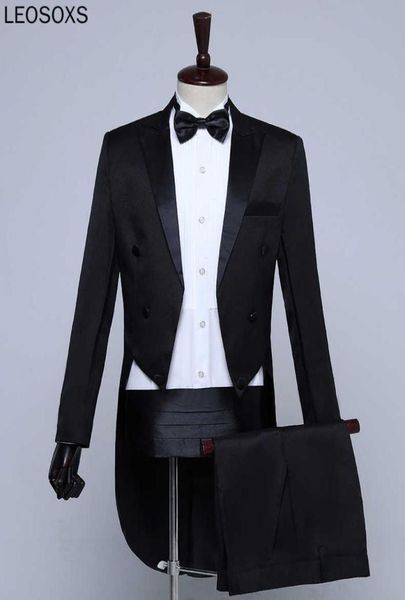 new plus size s3xl mens classic black white shiny lapel tail coat tuxedo wedding groom stage singer four piece suit x09099553940, White;black
new plus size s3xl mens classic black white shiny lapel tail coat tuxedo wedding groom stage singer four piece suit x09099553940, White;black