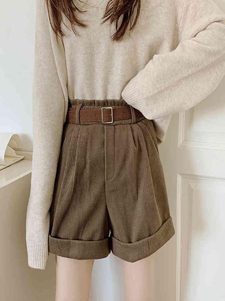 vintage corduroy shorts women winter spring high waist wide leg shorts with belt ps size ladies shorts femme x03207282811, White;black
vintage corduroy shorts women winter spring high waist wide leg shorts with belt ps size ladies shorts femme x03207282811, White;black