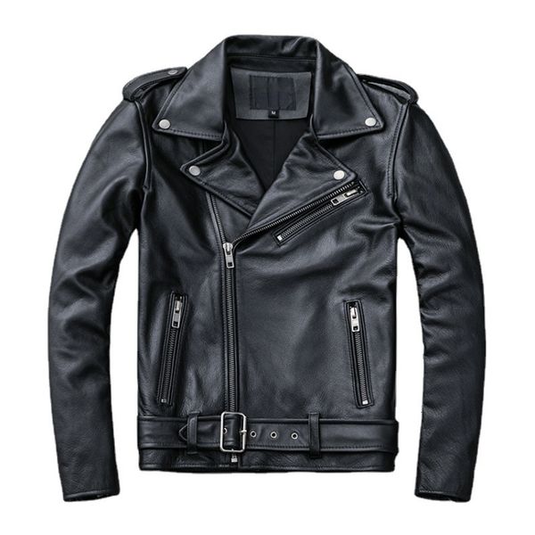 men's jackets classical motorcycle men leather jacket 100 natural cowhide thick moto winter biker clothes slim coats m192 230818, Black;brown
men's jackets classical motorcycle men leather jacket 100 natural cowhide thick moto winter biker clothes slim coats m192 230818, Black;brown