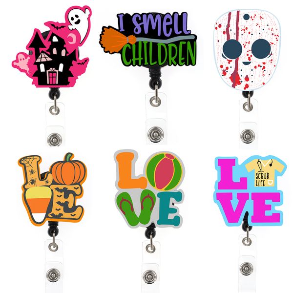 5 pcs/lot fashion key rings office supply badge reel halloween plastic acrylic ghost pumpkin holiday retractable badge holder with alligator, Slivery;golden
5 pcs/lot fashion key rings office supply badge reel halloween plastic acrylic ghost pumpkin holiday retractable badge holder with alligator, Slivery;golden