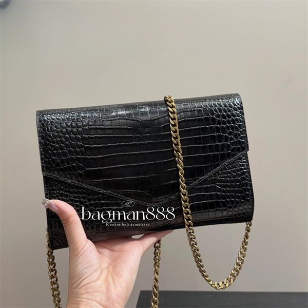 designer bag envelope messenger handbag shoulder bag caviar pattern smooth leather chain flap cowhide black purse luxury women crocodile wal
designer bag envelope messenger handbag shoulder bag caviar pattern smooth leather chain flap cowhide black purse luxury women crocodile wal