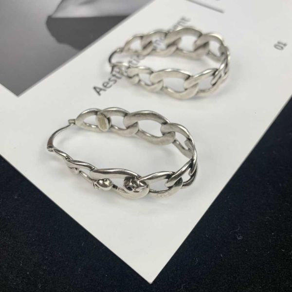 fashion designer alexander queen chain skull head big earrings for women's advanced style and elegant geometric earrings, Golden
fashion designer alexander queen chain skull head big earrings for women's advanced style and elegant geometric earrings, Golden
