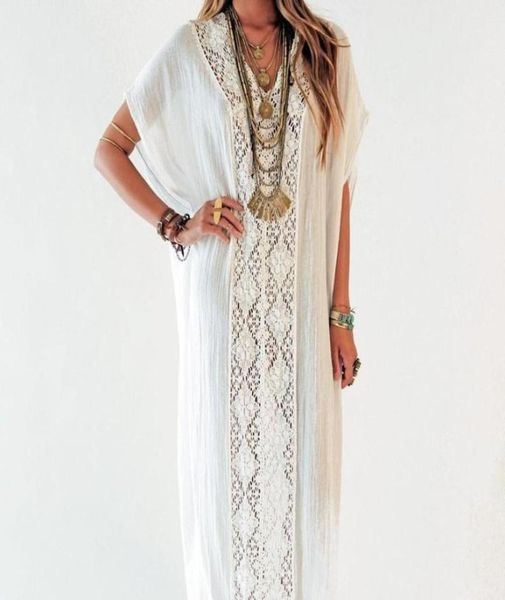 women039s beach tunic long coverups capes for swimsuit bathing suit cover ups cotton knit hollow out lace kaftan dress outside 8233459, White;black
women039s beach tunic long coverups capes for swimsuit bathing suit cover ups cotton knit hollow out lace kaftan dress outside 8233459, White;black