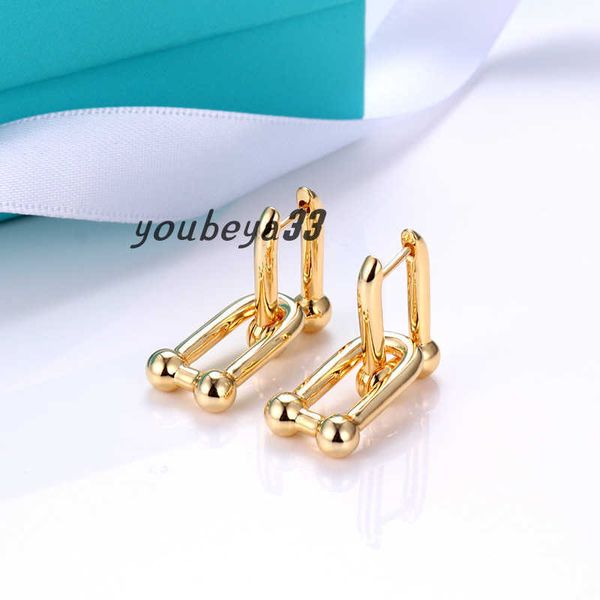 18k gold double u shape stud earrings for women fashion luxury brand designer ol style ear rings earring party wedding jewelry, Golden;silver
18k gold double u shape stud earrings for women fashion luxury brand designer ol style ear rings earring party wedding jewelry, Golden;silver