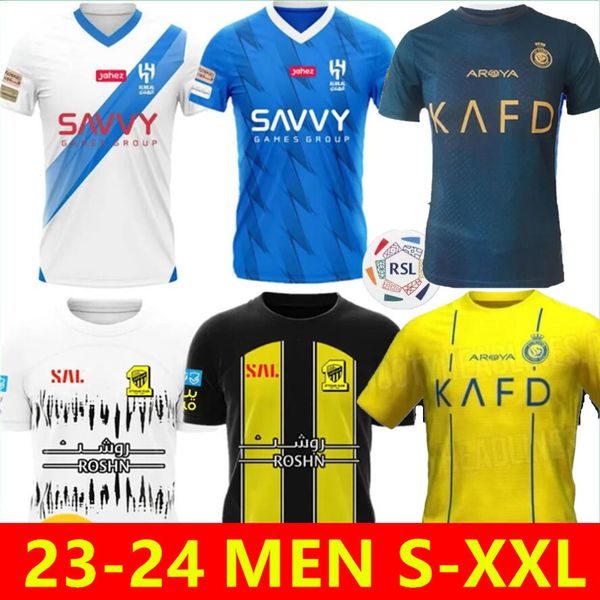 23/24 al nassr fc ronaldo soccer jerseys al hilal saudi football shiirt benzema neymar jr mane neves kante jersey 2023 saudi arabia, Black;yellow
23/24 al nassr fc ronaldo soccer jerseys al hilal saudi football shiirt benzema neymar jr mane neves kante jersey 2023 saudi arabia, Black;yellow