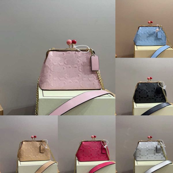new cherry clip bag pink designer bags womens purse chain crossbody luxurys handbags lady vintage print blue shoulder bag purse 230814
new cherry clip bag pink designer bags womens purse chain crossbody luxurys handbags lady vintage print blue shoulder bag purse 230814