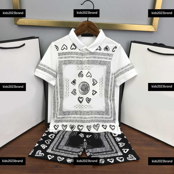 tracksuits kid sets pure cotton baby suit size 110-160 cm 2pcs fashion polo shirt shirt and heart print shorts april10, White
tracksuits kid sets pure cotton baby suit size 110-160 cm 2pcs fashion polo shirt shirt and heart print shorts april10, White