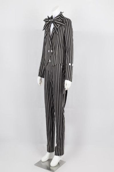 the nightmare before christmas cosplay jack skellington stripe costume cool1209713, Black
the nightmare before christmas cosplay jack skellington stripe costume cool1209713, Black