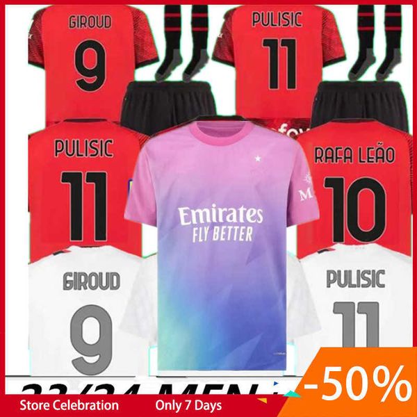 s-4xl 23 24 pulisic koche soccer jerseys 2023 2024 giroud de ketelaere rafa leao ac milans theo home football shirt special fourth third men, White;black
s-4xl 23 24 pulisic koche soccer jerseys 2023 2024 giroud de ketelaere rafa leao ac milans theo home football shirt special fourth third men, White;black