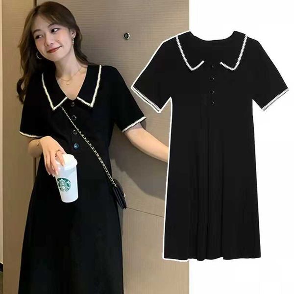 rhyme 18 spring summer maternity dress lapel large swing maternity skirt medium length maternity dress 6330, White
rhyme 18 spring summer maternity dress lapel large swing maternity skirt medium length maternity dress 6330, White
