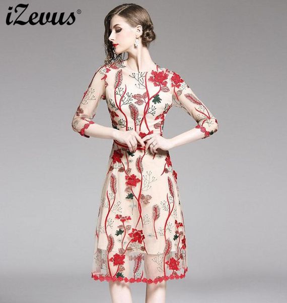 casual dresses izevus dress luxury embroidery mesh festa female red floral robe designer cocktail wedding party vest7664898, Black;gray
casual dresses izevus dress luxury embroidery mesh festa female red floral robe designer cocktail wedding party vest7664898, Black;gray