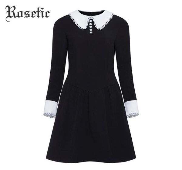 rosetic vintage dress women black autumn patchwork aline dress slim peter pan collar lady office preppy fashion gothic dresses y26863173, White;black
rosetic vintage dress women black autumn patchwork aline dress slim peter pan collar lady office preppy fashion gothic dresses y26863173, White;black