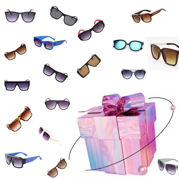 

sunglasses mystery box surprise gift premium designer sun glasses boutique random item with packaging2707, White;black