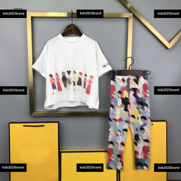 fashion kids tracksuits deisgner girls t shirts sets summer sports suits 2pcs round neck short sleeved and figure printed pants, White
fashion kids tracksuits deisgner girls t shirts sets summer sports suits 2pcs round neck short sleeved and figure printed pants, White