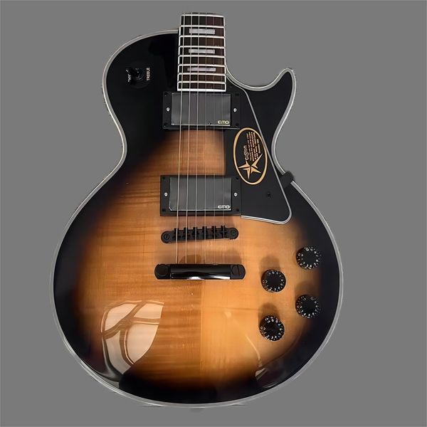 famous electric guitar, classic black accessories, selected tiger pattern bright surface, professional, delivery to home4589
famous electric guitar, classic black accessories, selected tiger pattern bright surface, professional, delivery to home4589