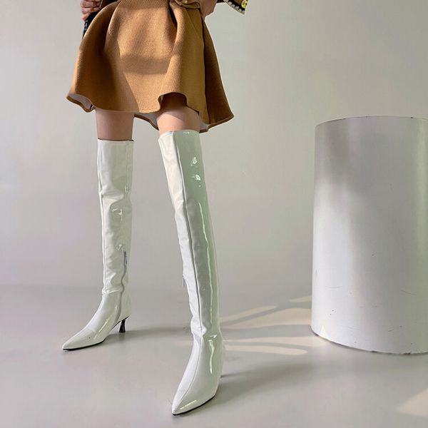 boots patent leather star metal chain knee high women laser thigh 59cm suede tassels over shose size 3448 230818, Black
boots patent leather star metal chain knee high women laser thigh 59cm suede tassels over shose size 3448 230818, Black