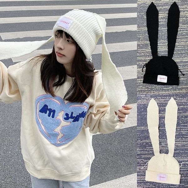 beanie skull caps rabbit ears knitted wool hat love boy niche design personality fashion men women cute warm autumn and winter 230818, Blue;gray
beanie skull caps rabbit ears knitted wool hat love boy niche design personality fashion men women cute warm autumn and winter 230818, Blue;gray