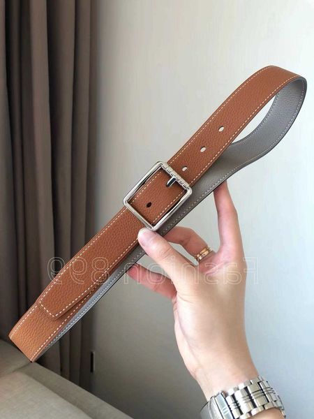 men belts designer mens and woman fashion togo leather classic reversible belt black brown h gold and silver buckle he118 s5t2, Black;green
men belts designer mens and woman fashion togo leather classic reversible belt black brown h gold and silver buckle he118 s5t2, Black;green