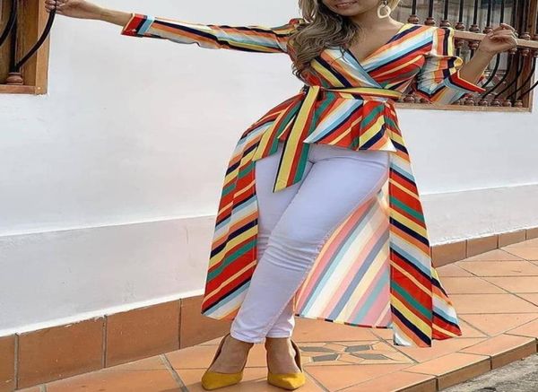 women fashion elegant office workwear asymmetrical long blouse female casual striped tied front dip hem shirt8019799, White
women fashion elegant office workwear asymmetrical long blouse female casual striped tied front dip hem shirt8019799, White