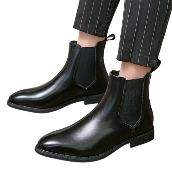 boots black chelsea men's business wedding handmade formal shoes size 3848 mens ankle 230818
boots black chelsea men's business wedding handmade formal shoes size 3848 mens ankle 230818