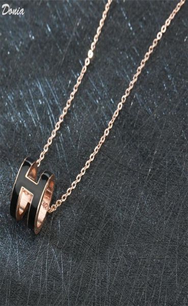 donia jewelry love home europe and america fashion titanium steel plating rose gold enamel necklace fashion accessories luxury bir3057157, Silver
donia jewelry love home europe and america fashion titanium steel plating rose gold enamel necklace fashion accessories luxury bir3057157, Silver