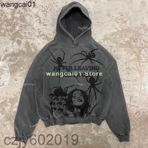 men's hoodies sweatshirts y2k gothic spider print oversize zip up hoodies 2022 new grunge long seve sweatshirt men punk harajuku loose, Black
men's hoodies sweatshirts y2k gothic spider print oversize zip up hoodies 2022 new grunge long seve sweatshirt men punk harajuku loose, Black