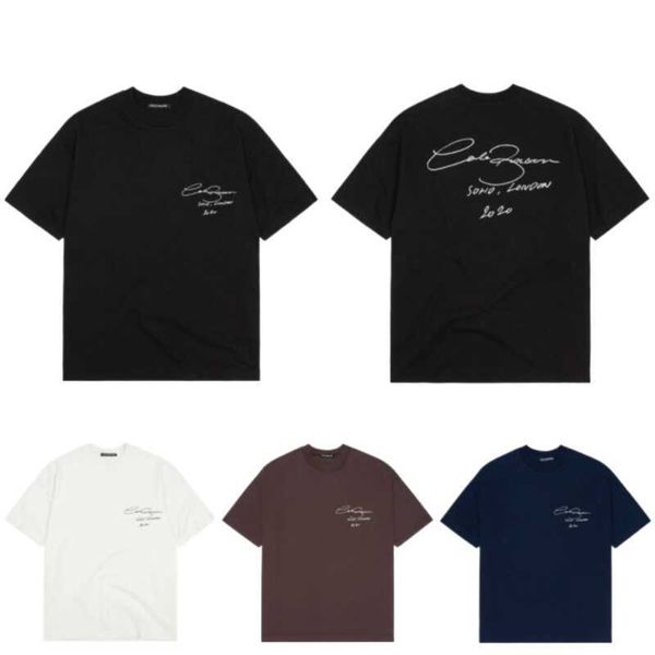 men's t-shirts cole buxton collection short sleeved minimalist cursive signature letter slogan print niche trendy men and women loose f, White;black
men's t-shirts cole buxton collection short sleeved minimalist cursive signature letter slogan print niche trendy men and women loose f, White;black