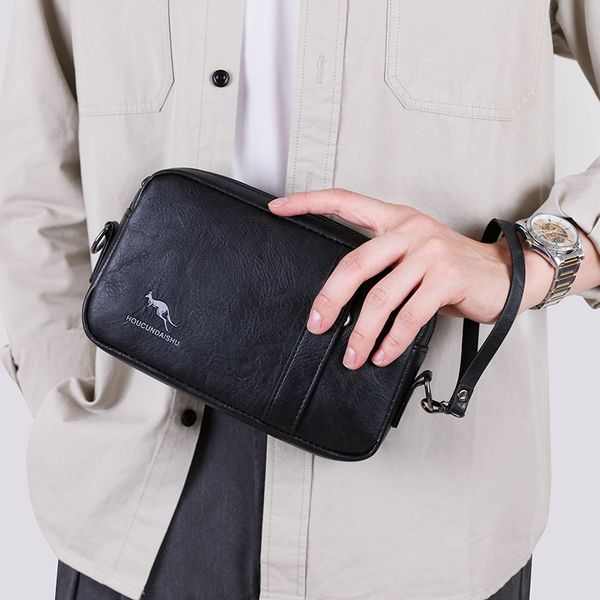 Factory sales ladies shoulder bags 3 colors simple Joker solid color leather clutch bag outdoor leisure backpack multi-layer zipper fashion handbag 7004#, Black
Factory sales ladies shoulder bags 3 colors simple Joker solid color leather clutch bag outdoor leisure backpack multi-layer zipper fashion handbag 7004#, Black