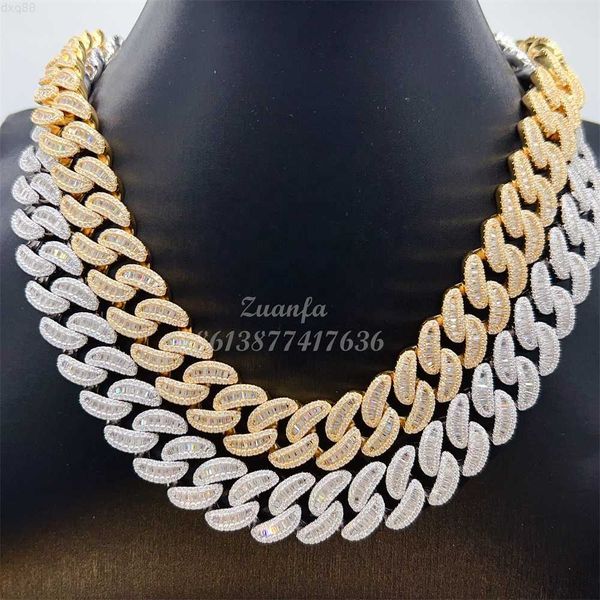 pass diamond test cuban link necklace fit custom pendant 18mm hip hop jewelry necklaces vvs baguette moissanite cuban link chain, Silver
pass diamond test cuban link necklace fit custom pendant 18mm hip hop jewelry necklaces vvs baguette moissanite cuban link chain, Silver