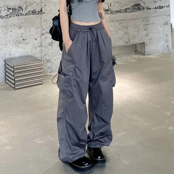 womens pants capris y2k streetwear cargo women casual vintage baggy wide leg straight trousers jogger big pockets oversize overalls sweatpan, Black;white
womens pants capris y2k streetwear cargo women casual vintage baggy wide leg straight trousers jogger big pockets oversize overalls sweatpan, Black;white